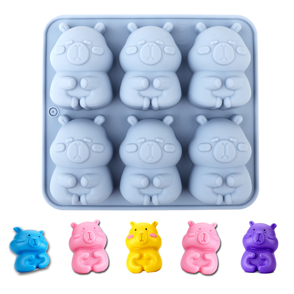 Soap Making Lye - 1 Silicone Cake Mold in the
