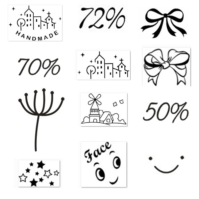 Soap Stamp Custom - Transparent Handmade Soap Stamp, Plants, Tree,