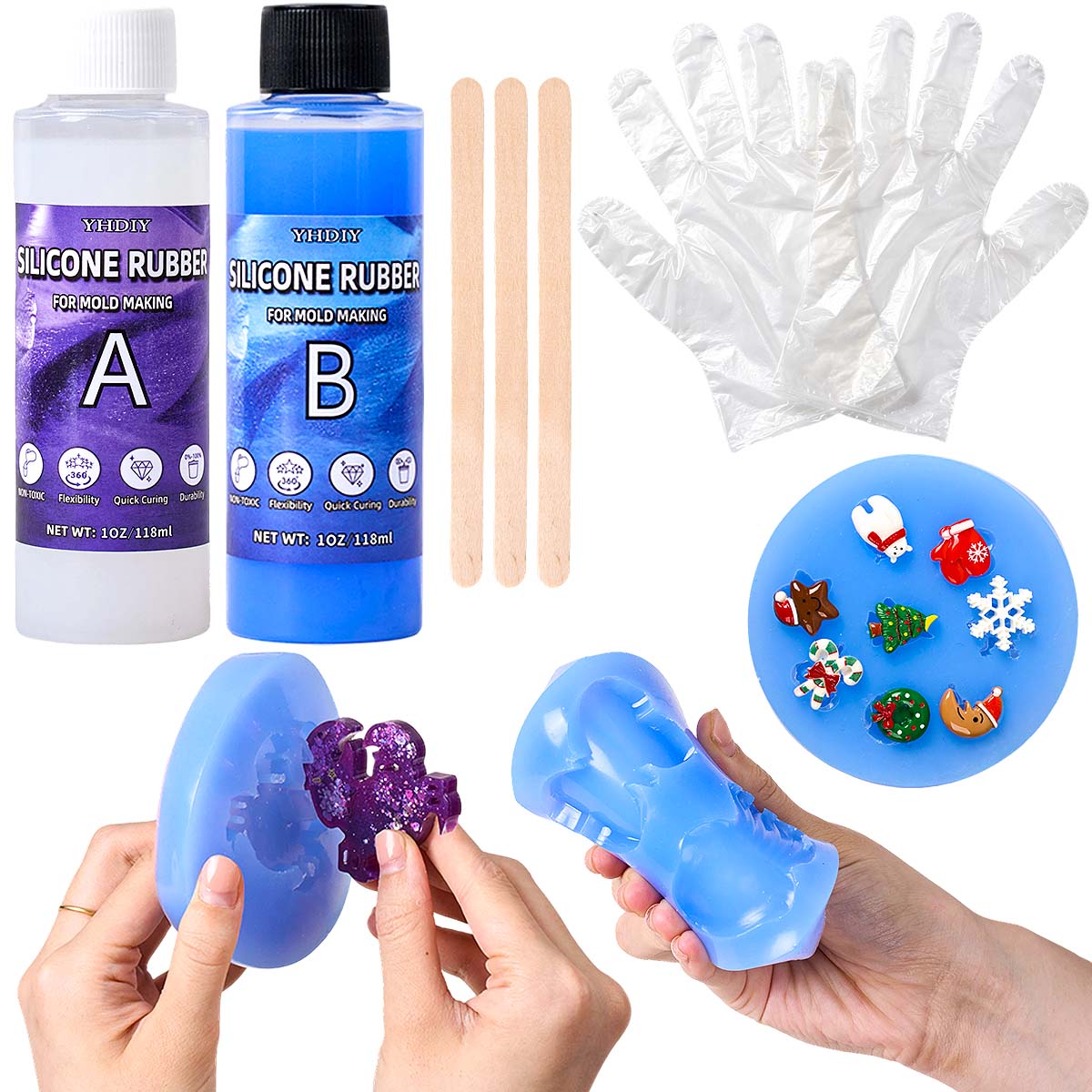 118ml/296ml Silicone Mold Maki - Soap Making Diy Kit recension och pris