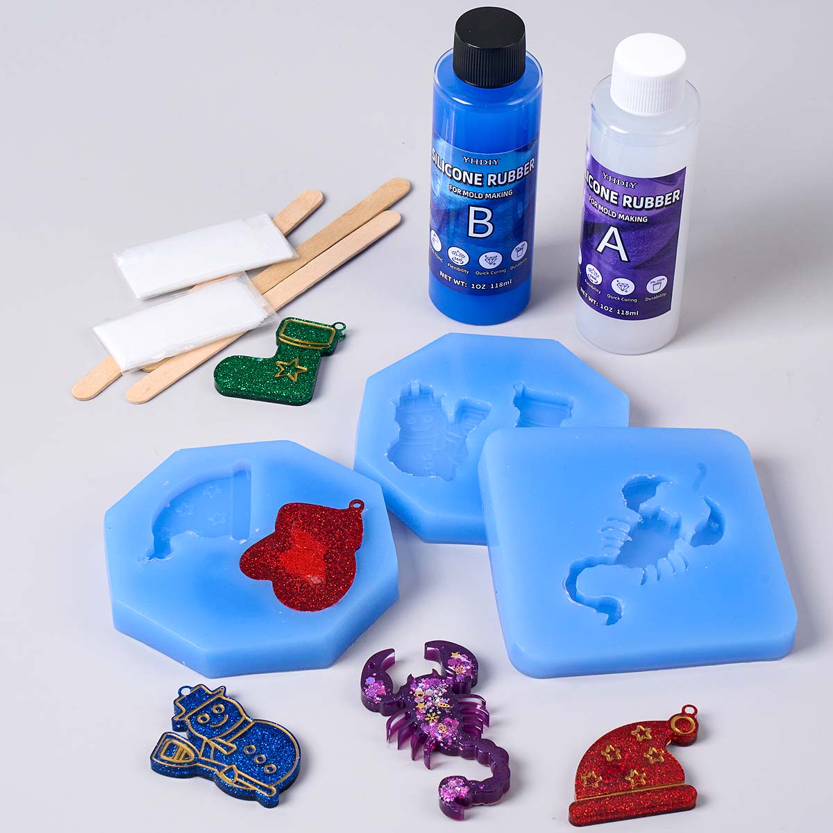 118ml/296ml Silicone Mold Maki - Soap Making Diy Kit recension och pris