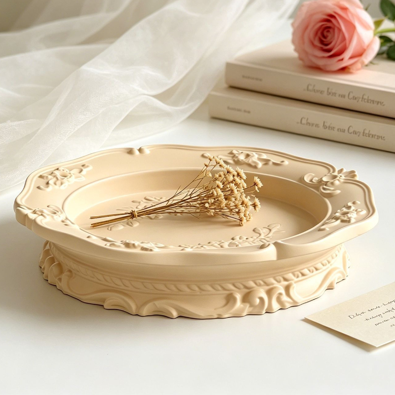 Elegant Vintage Baroque Lace S - Soap Making Material recension och pris