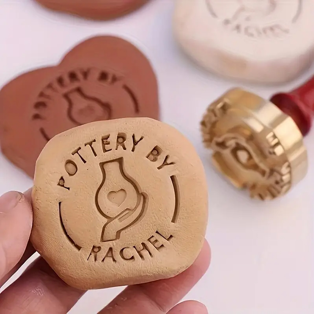Custom Pottery Stamp for Clay  - Soap Stamp Custom recension och pris