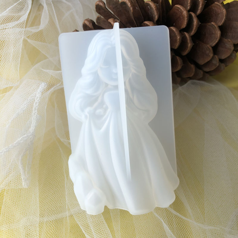3D Cute Princess Silicone Cand - Soap Making Material recension och pris