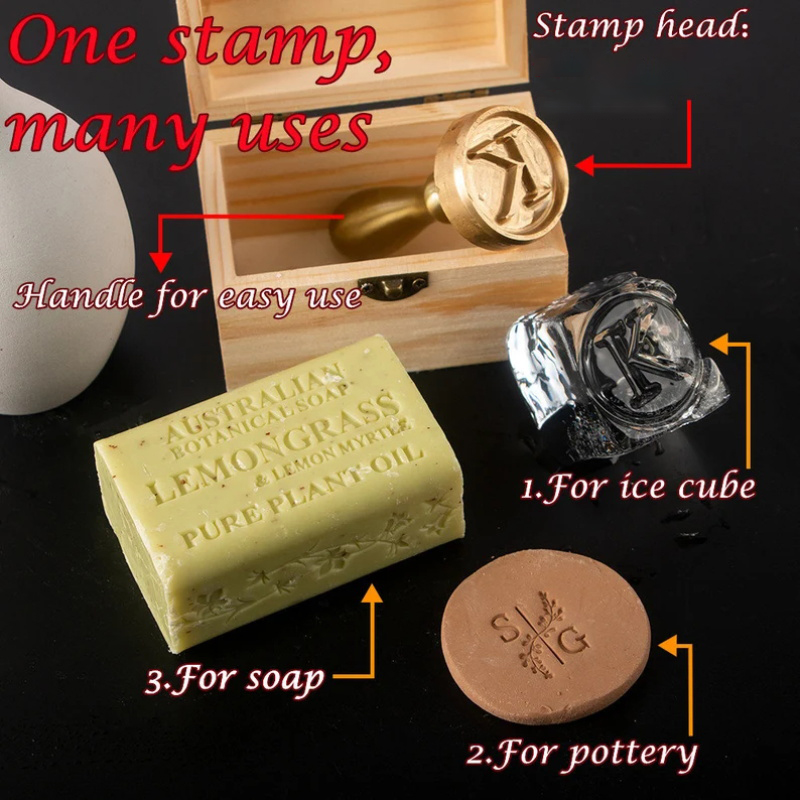 Custom Pottery Stamp Personali - Soap Stamp Custom recension och pris