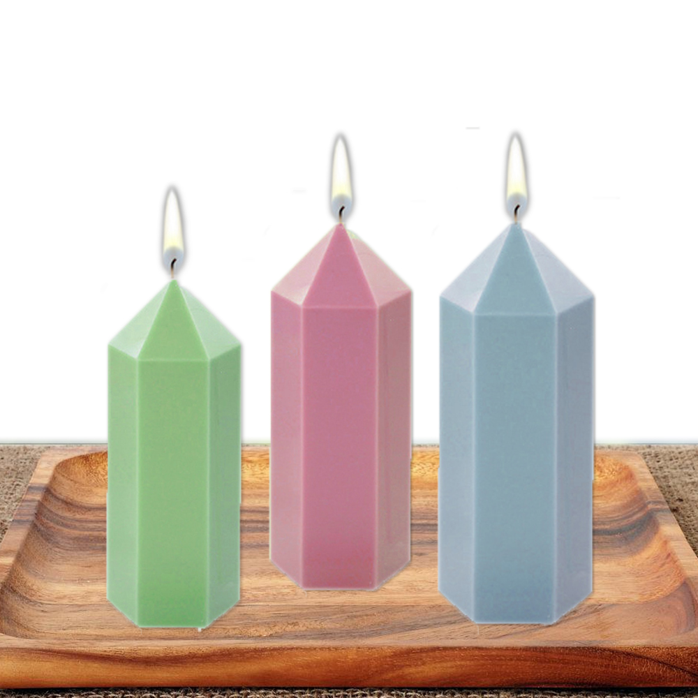 3D Hexagonal Column Candle Mol - Soap Making Diy Kit recension och pris