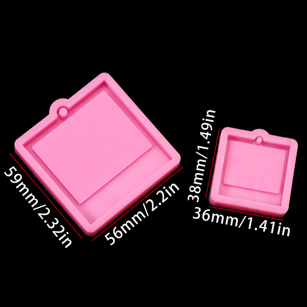 Photo Frame Epoxy Resin Keycha - Soap Making Items recension och pris