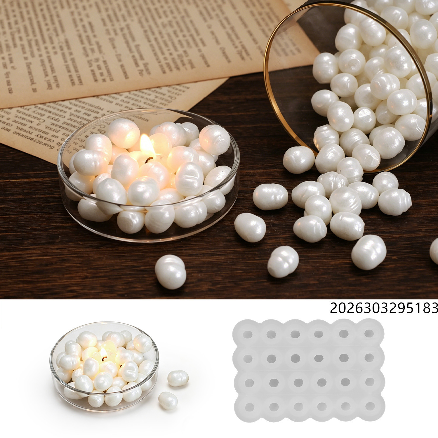Healing Ocean Pearl Mirror Wax - Soap Making Material recension och pris