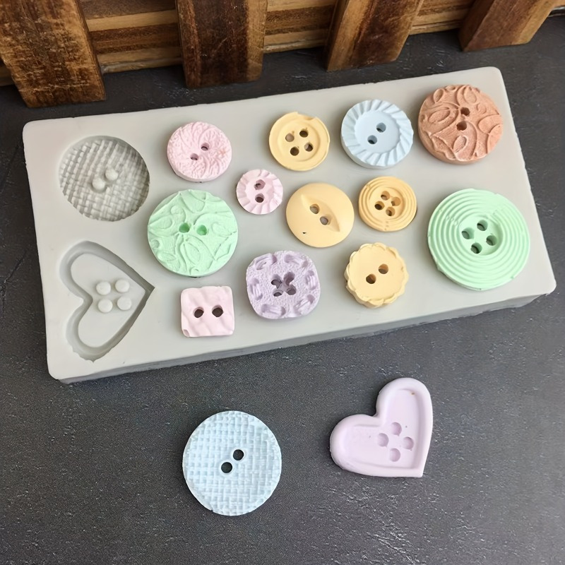 Buttons Shape Silicone Mold Si - Soap Making Tools recension och pris