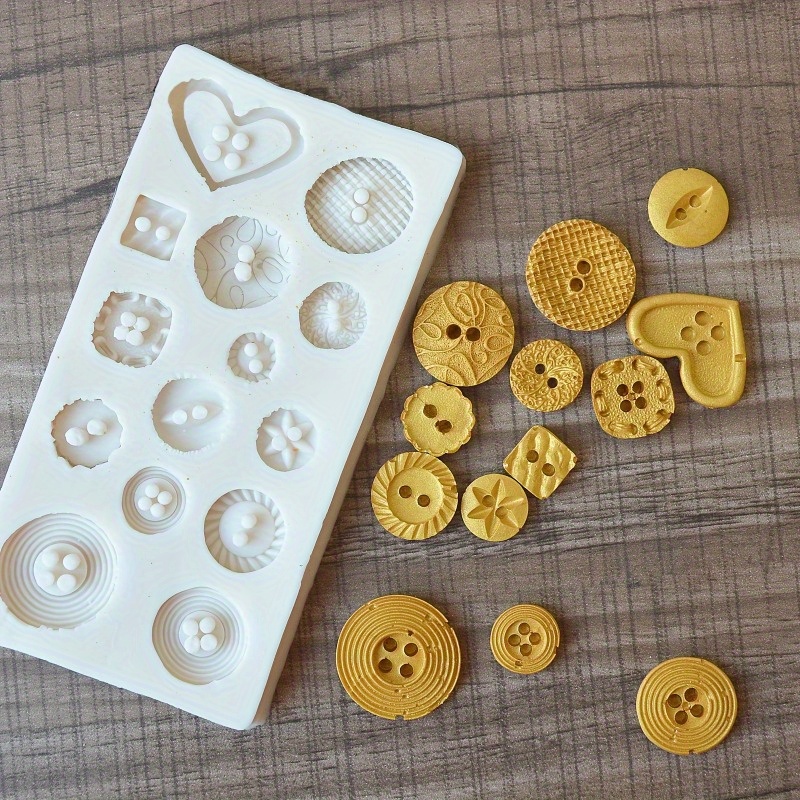 Buttons Shape Silicone Mold Si - Soap Making Tools recension och pris