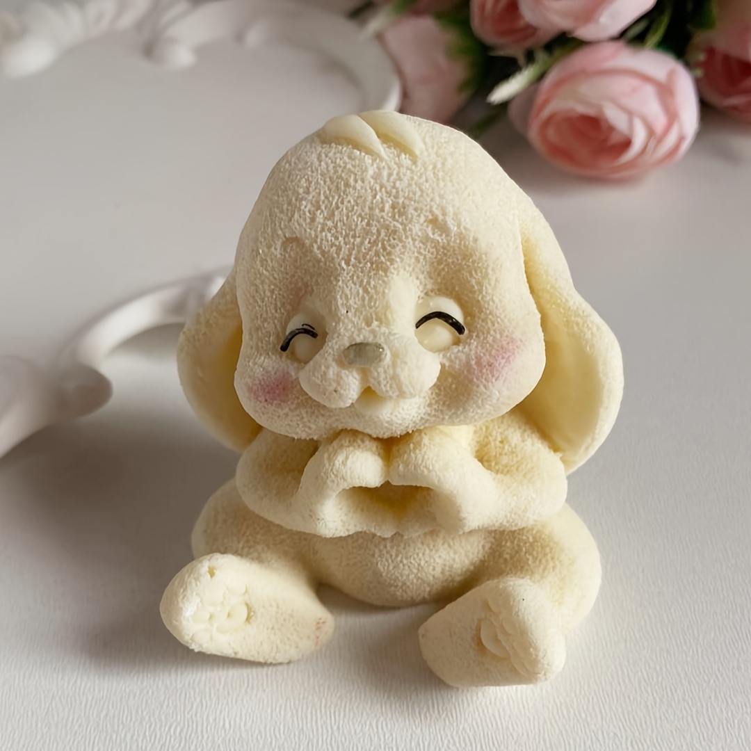 1pc Adorable Rabbit Resin Sili - Soap Making Material recension och pris