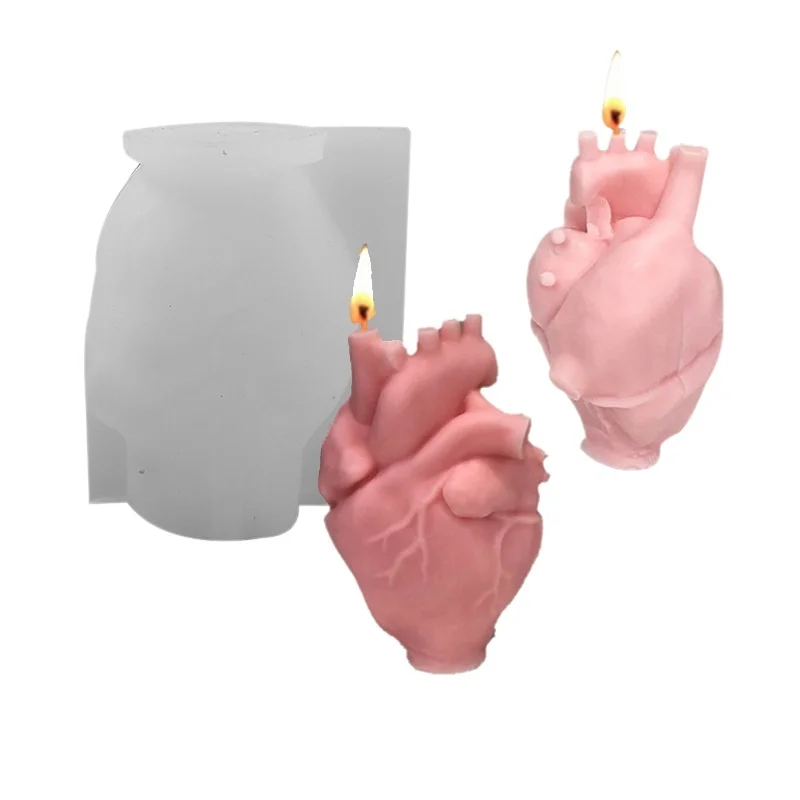 DIY Human Heart Silicone Candl - Soap Making Diy Kit recension och pris