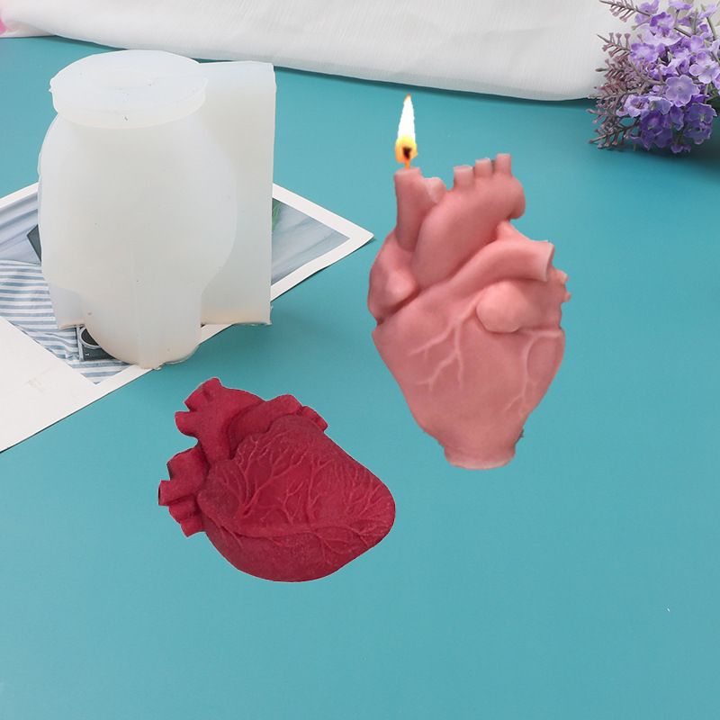 DIY Human Heart Silicone Candl - Soap Making Diy Kit recension och pris