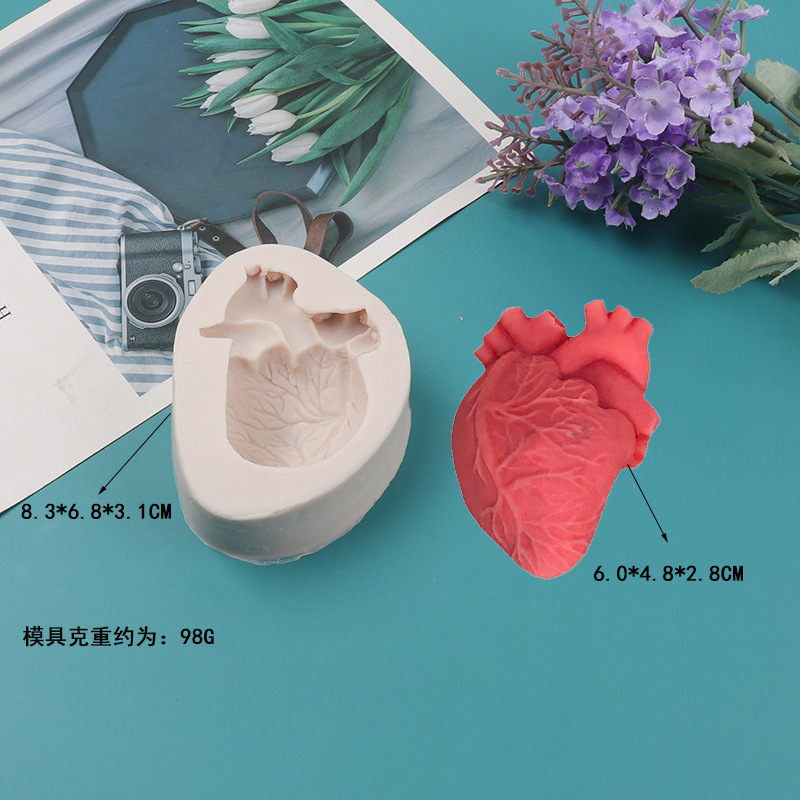 DIY Human Heart Silicone Candl - Soap Making Diy Kit recension och pris