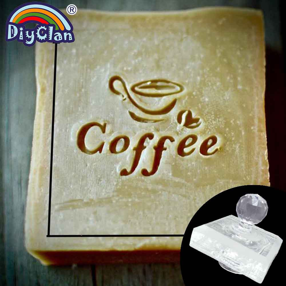Coffee Bean Pattern Handmade S - Soap Stamp Custom recension och pris