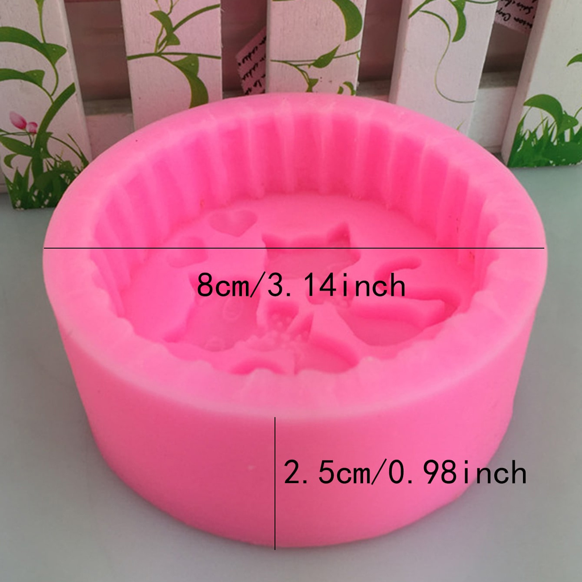1-Piece Silicone Cat Soap Mold - Soap Making Lye recension och pris