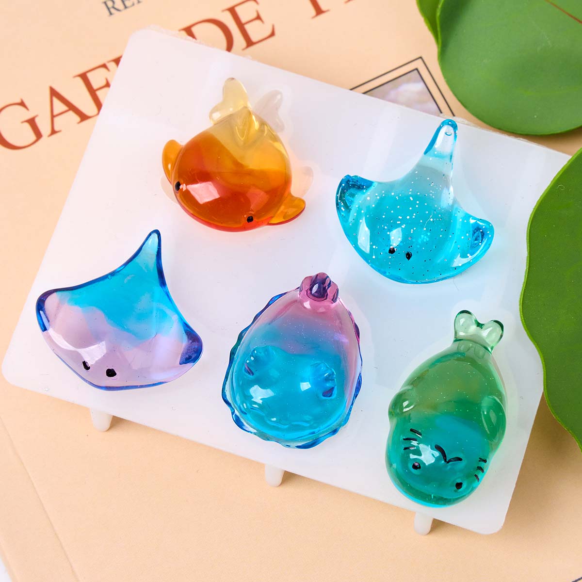 3D Healing Kawaii Manta Ray Wh - Soap Making Material recension och pris