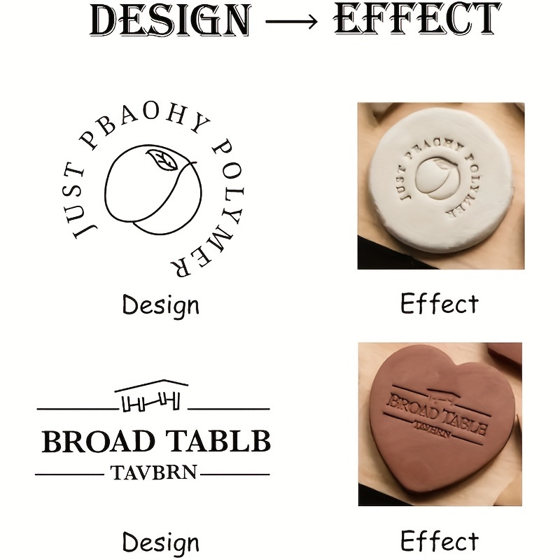 Custom Clay Stamps for Pottery - Soap Stamp Custom recension och pris