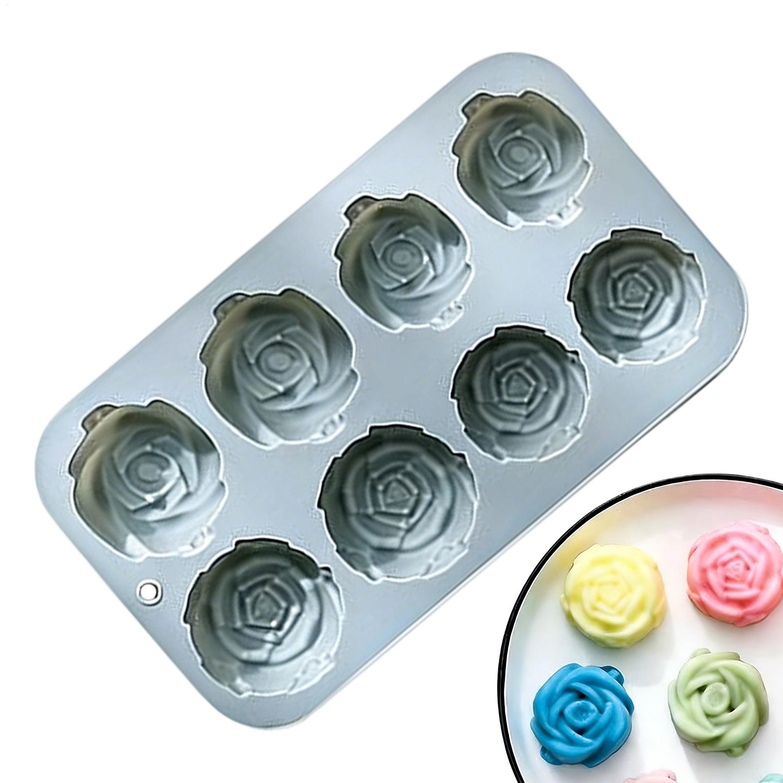 8 Holes Rose Flower Silicone M - Soap Making Tools recension och pris