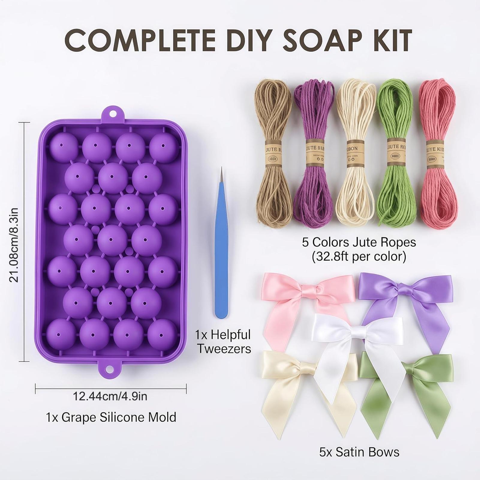 Grape Soap Mold Easy-Release F - Soap Making Diy Kit recension och pris