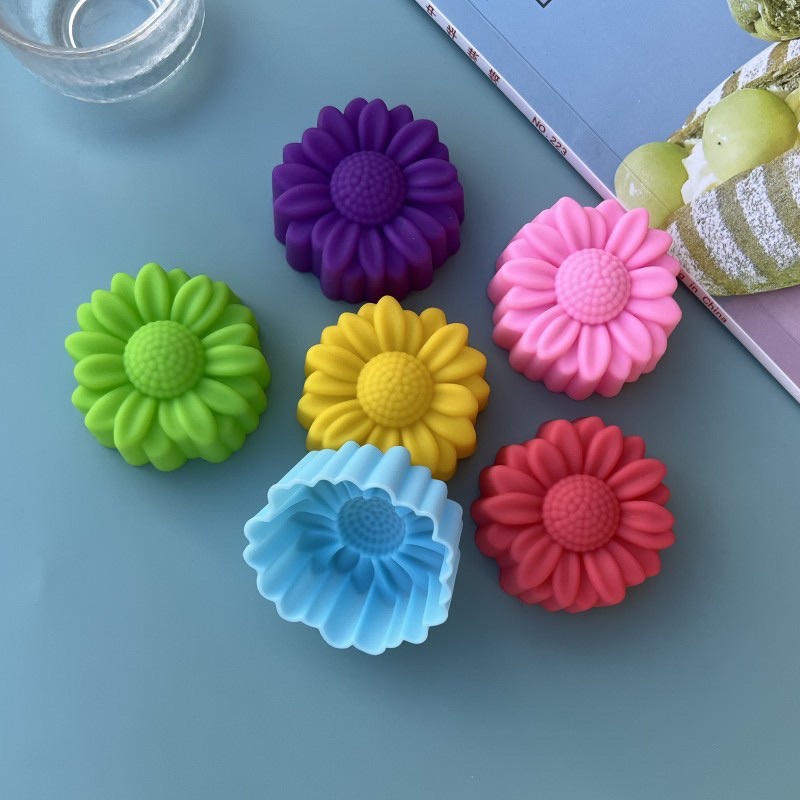 6 Pcs Set Non-Stick Flower Des - Soap Making Material recension och pris