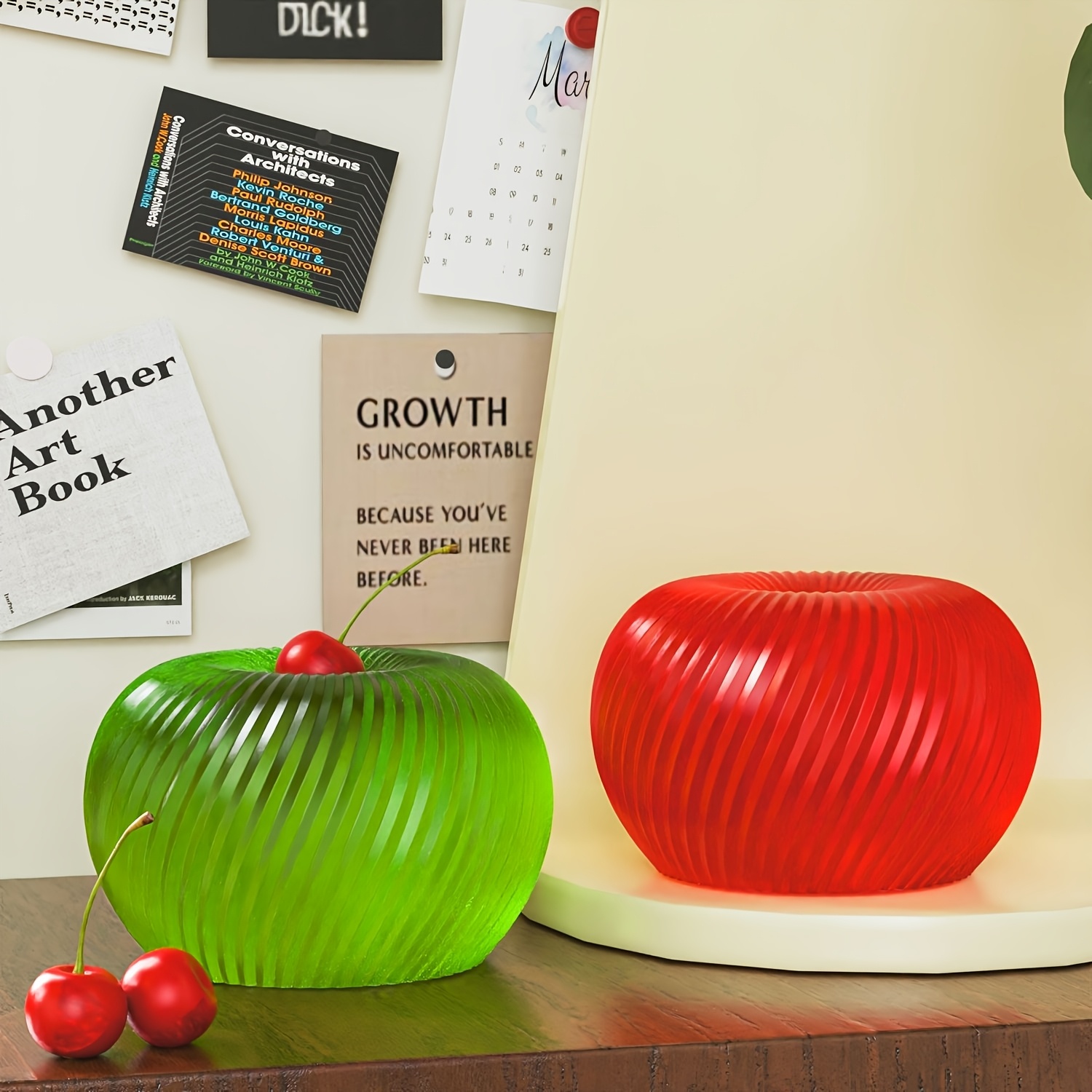 A trendy red apple silicone mo - Soap Making Material recension och pris