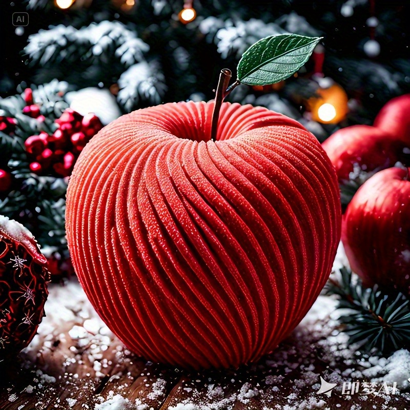 A trendy red apple silicone mo - Soap Making Material recension och pris