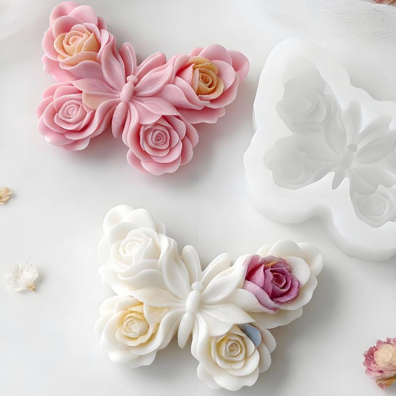 DIY Rose Butterfly Form Silico - Soap Making Items recension och pris
