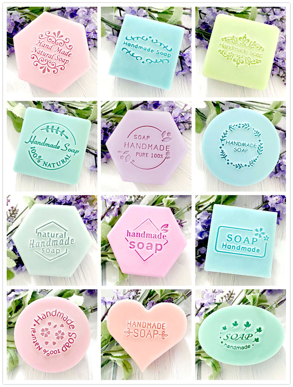 Creative Plants HANDMADE SOAP  - Soap Stamp Custom recension och pris