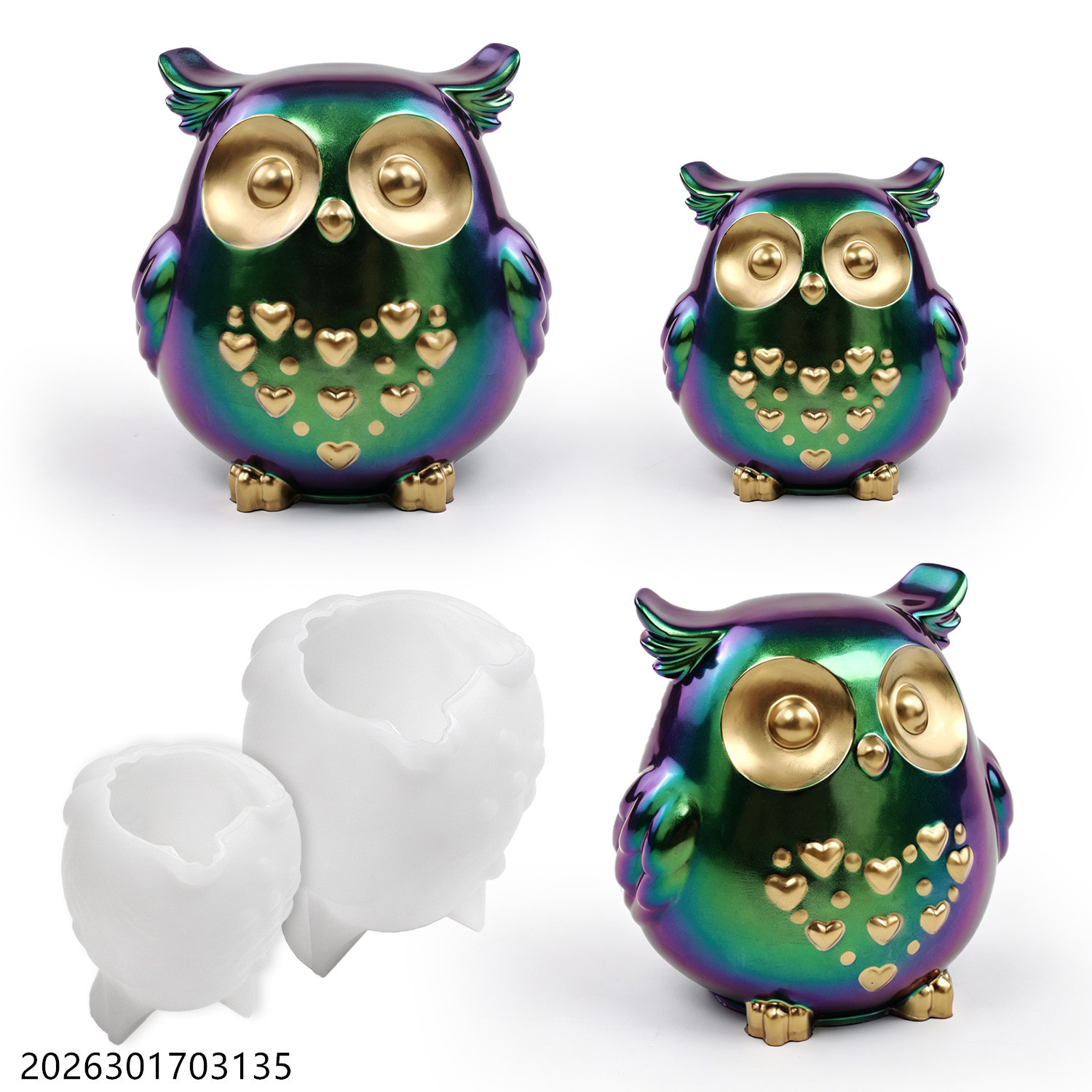 Owl Silicone Mold 3D Bird Shap - Soap Making Items recension och pris